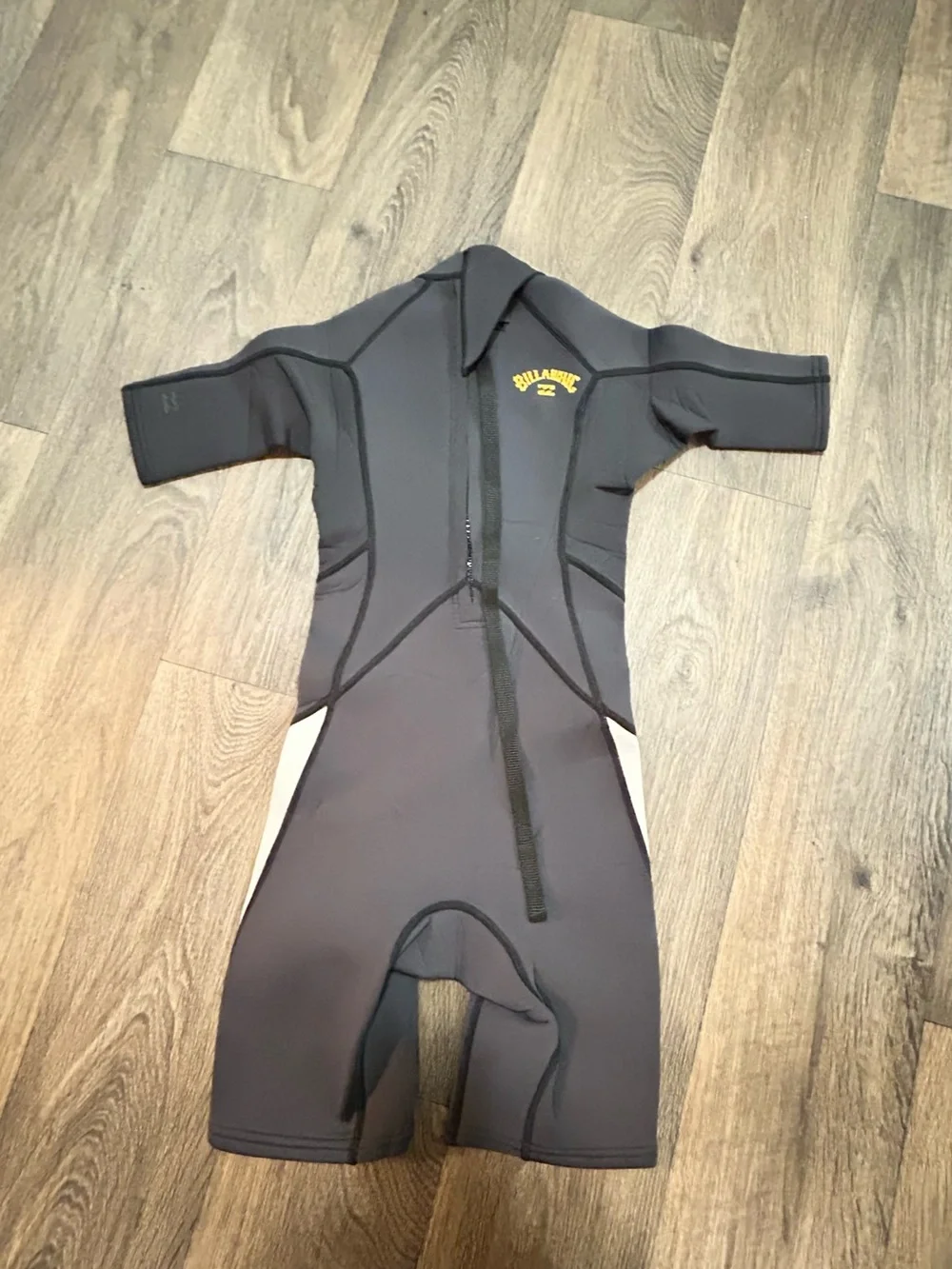 Billabong Black and White Kids Shorty Wetsuit